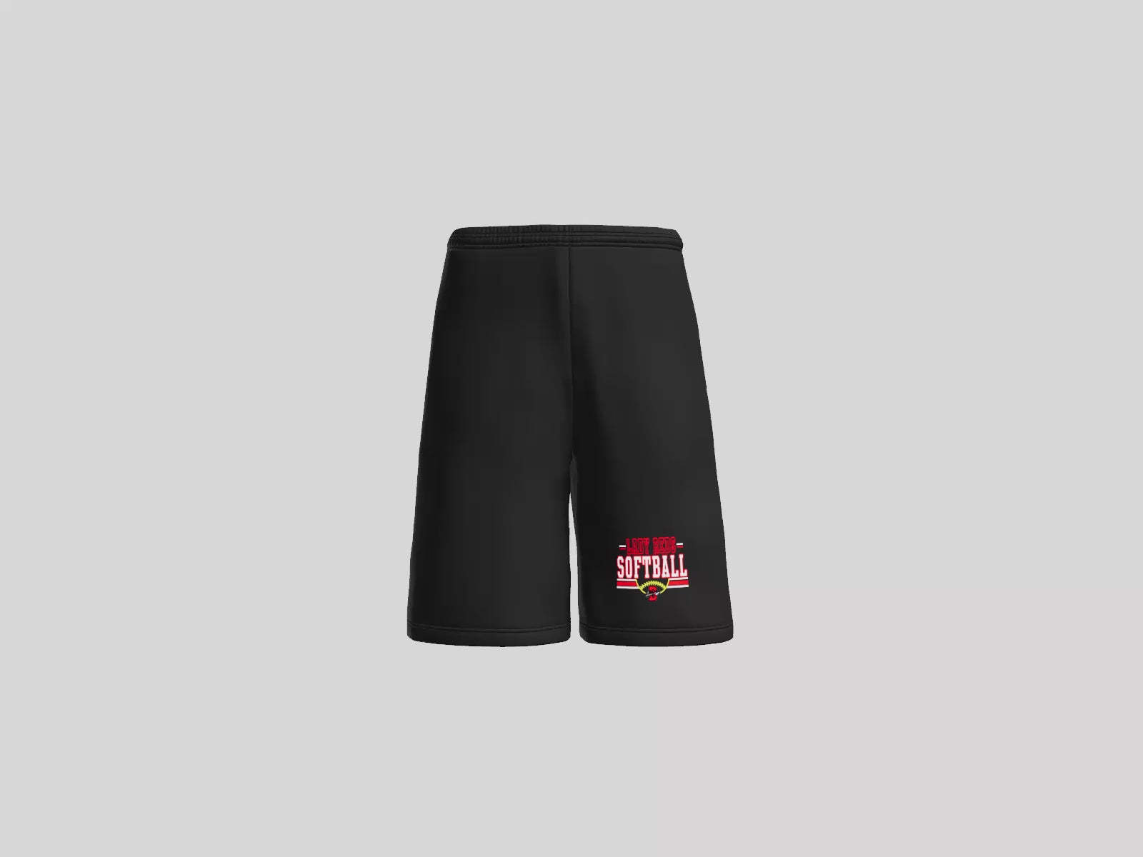 Bellaire Lady Reds Shorts (Longer 9 inch inseam) Main image